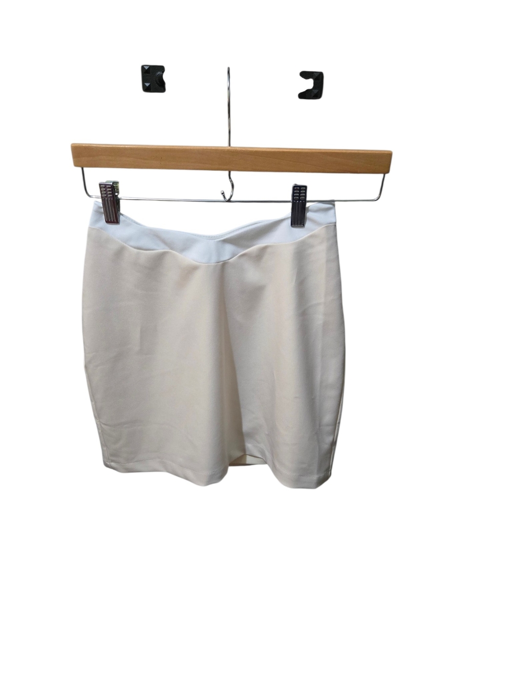 Emma Rose x Beginning Boutique Sophie Skirt Cream Mini Pencil Skirt Size 6 NWT